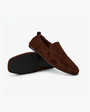 Premium Brown Suede Loafers